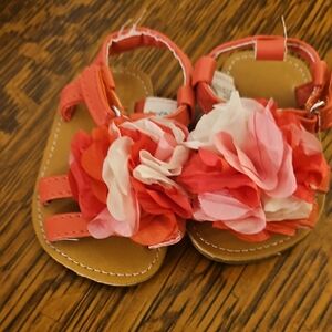 Floral Pink Kids Sandals